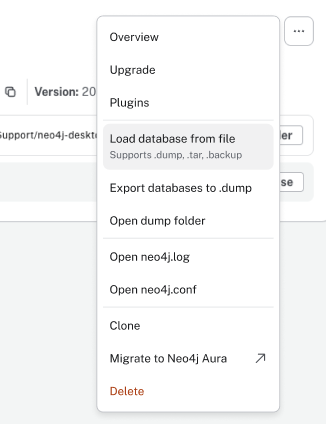 load db