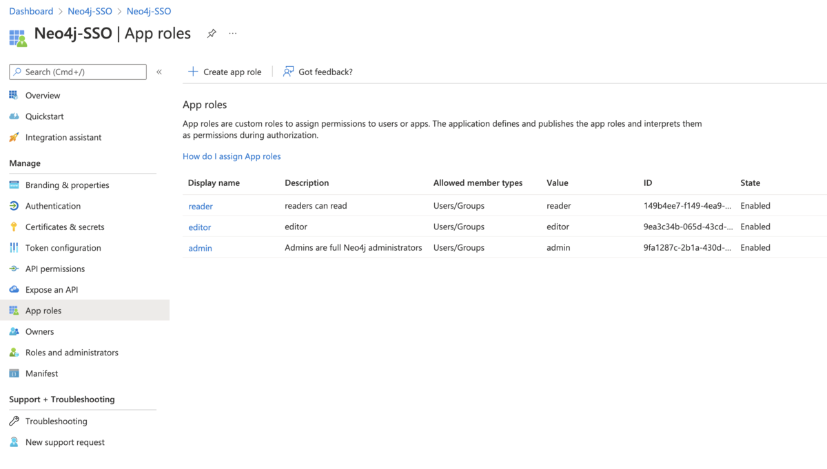 oidc azure app roles